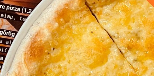 Cheese and garlic pizza