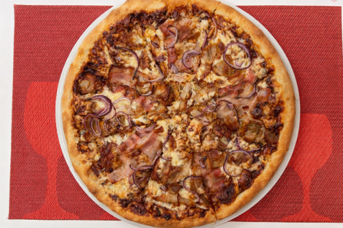 BBQ pizza