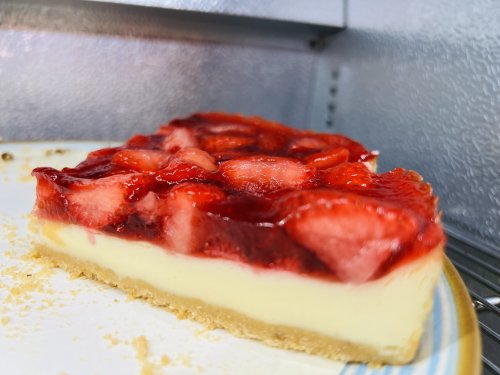 Epres túrótorta szelet